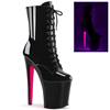 Pleaser - XTREME1020TT Plateau Laarzen, Paaldans schoenen - Paaldans schoenen - Zwart/Roze Product image